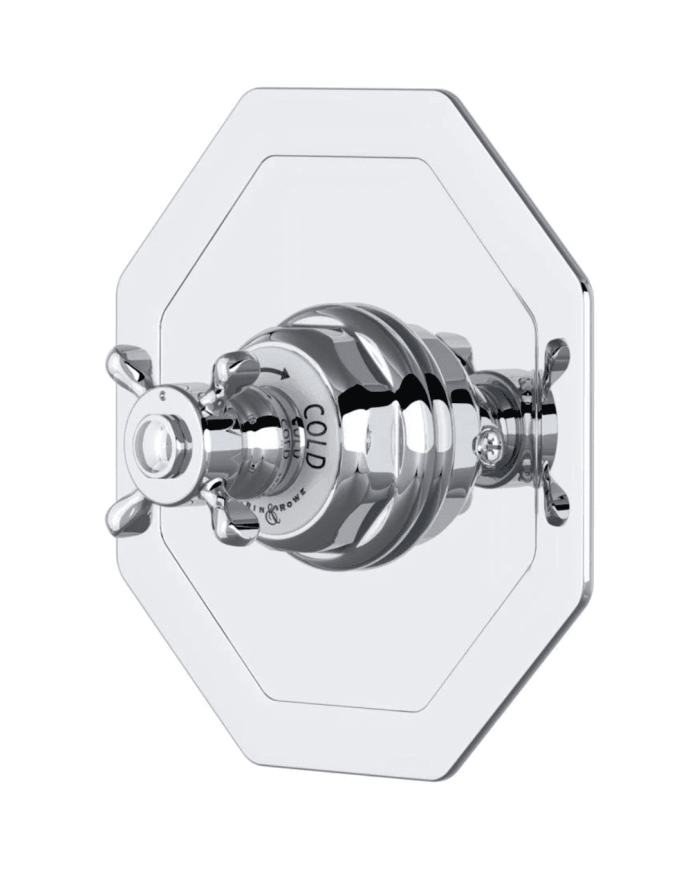 Mitigeur douche thermostatique croisillons Traditional - Perrin & Rowe