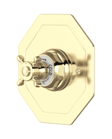 Mitigeur douche thermostatique croisillon Traditional - Perrin & Rowe