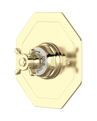 Mitigeur douche thermostatique croisillons Traditional - Perrin & Rowe