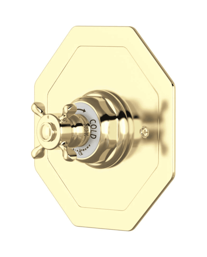Mitigeur douche thermostatique croisillons Traditional - Perrin & Rowe