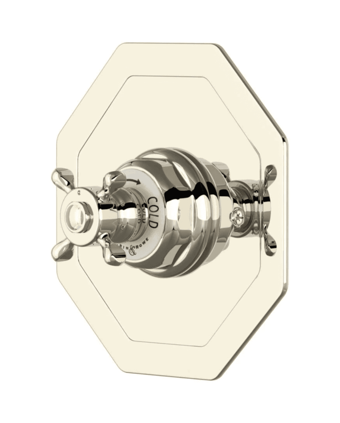 Mitigeur douche thermostatique croisillon Traditional - Perrin & Rowe