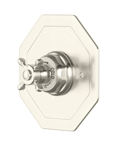 Mitigeur douche thermostatique croisillon Traditional - Perrin & Rowe