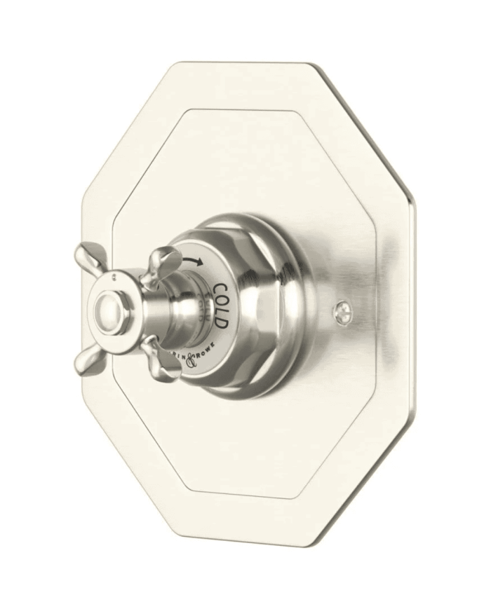 Mitigeur douche thermostatique croisillons Traditional - Perrin & Rowe