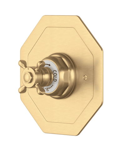 Mitigeur douche thermostatique croisillon Traditional - Perrin & Rowe