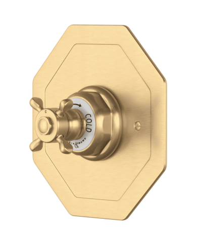 Mitigeur douche thermostatique croisillons Traditional - Perrin & Rowe