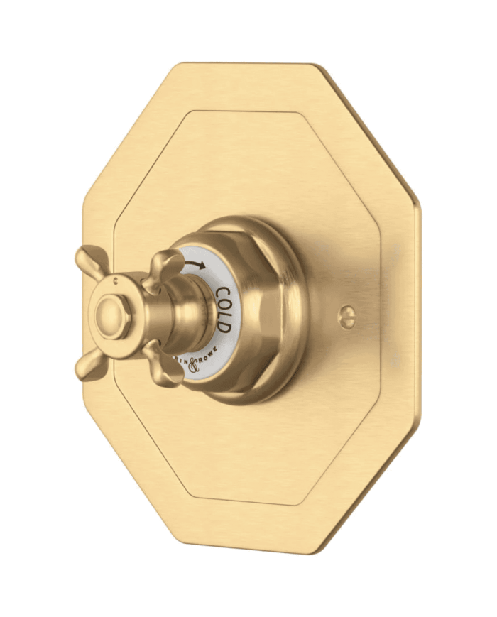 Mitigeur douche thermostatique croisillon Traditional - Perrin & Rowe