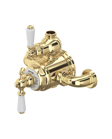 Mitigeur douche thermostatique apparent Traditional - Perrin & Rowe