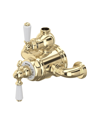 Mitigeur douche thermostatique apparent Traditional - Perrin & Rowe