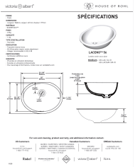 Lavabo Laceno 56 - Victoria + Albert