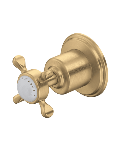 Robinet d'arrêt encastré 3/4" croisillons Traditional - Perrin & Rowe