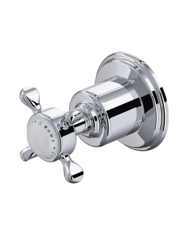 Robinet d'arrêt encastré 1/2" croisillons Traditional - Perrin & Rowe