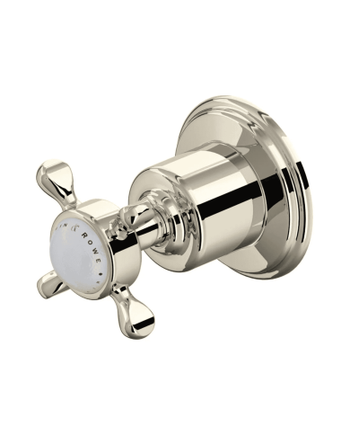 Robinet d'arrêt encastré 1/2" croisillons Traditional - Perrin & Rowe