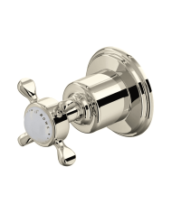 Robinet d'arrêt encastré 1/2" croisillons Traditional - Perrin & Rowe