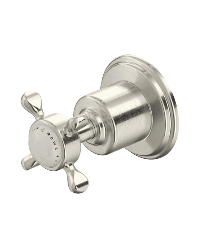Robinet d'arrêt encastré 1/2" croisillons Traditional - Perrin & Rowe