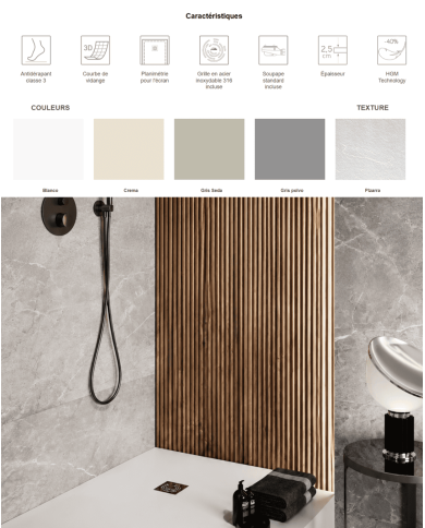 Receveur de douche Newest - Mundilite