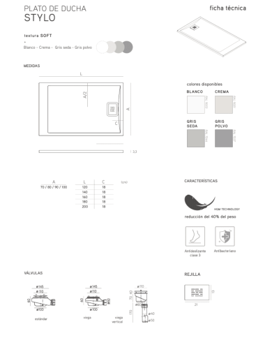 copy of Receveur de douche Newest - Mundilite