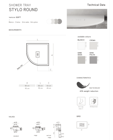 copy of Receveur de douche Newest - Mundilite