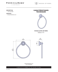 Anneau porte-serviette Traditional - Perrin & Rowe