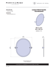 Miroir Ovale Traditional - Perrin & Rowe