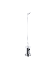 Bonde lavabo 1/4" à chainette et trop-plein - Perrin & Rowe