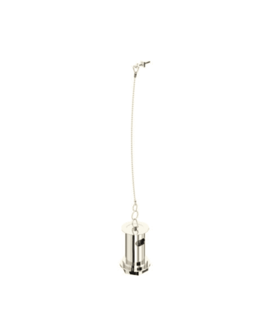 Bonde lavabo 1/4" à chainette et trop-plein - Perrin & Rowe