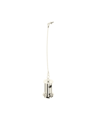 Bonde lavabo 1/4" à chainette et trop-plein - Perrin & Rowe