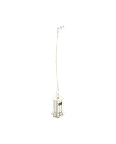 Bonde lavabo 1/4" à chainette et trop-plein - Perrin & Rowe