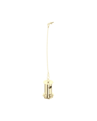 Bonde lavabo 1/4" à chainette et trop-plein - Perrin & Rowe