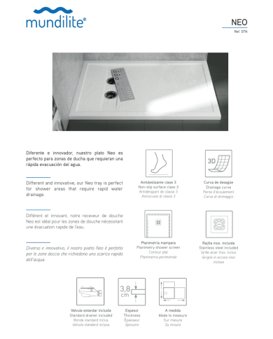 copy of Receveur de douche Newest - Mundilite
