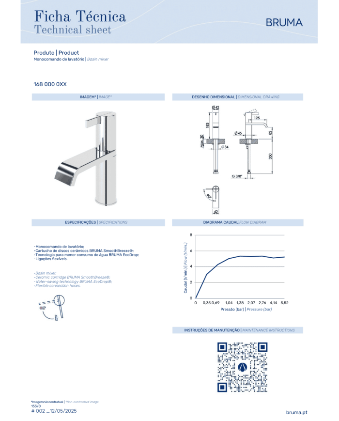 Mitigeur lavabo Breeze - Bruma