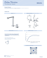 Mitigeur lavabo sur plan 2 trous Breeze - Bruma