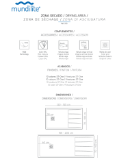 Receveur de douche ZONA SECADO - Mundilite