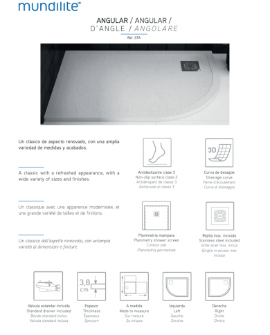 copy of Receveur de douche Newest - Mundilite