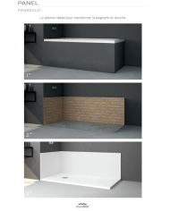 Panneau mural PUR Habillage mural pour douche - Mundilite