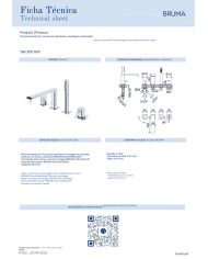 Mitigeur bain/douche 4 trous Breeze - Bruma
