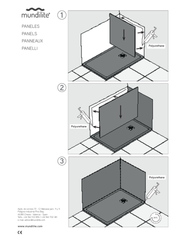 copy of Receveur de douche Newest - Mundilite