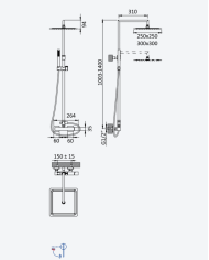 Colonne de douche system Adamastor - Bruma