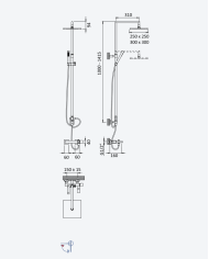 Colonne bain/douche system Adamastor - Bruma
