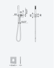 Garniture de douche Adamastor - Bruma