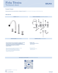 Mitigeur bain / douche 4 trous Avalon - Bruma