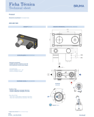 Mitigeur encastré horizontal Avalon - Bruma