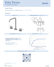 Mitigeur lavabo 3 trous X-Alpha - Bruma