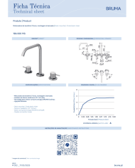 Mitigeur lavabo 3 trous X-Alpha - Bruma
