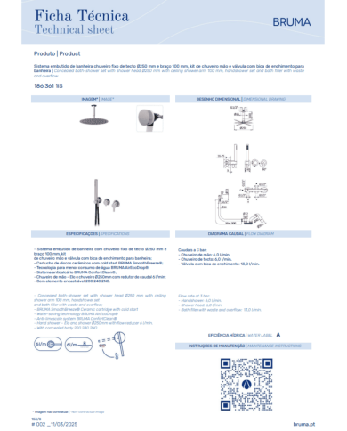 Kit de bain - douche X-Alpha - Bruma