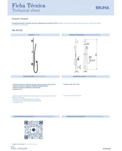 Set de douche X-Alpha - Bruma