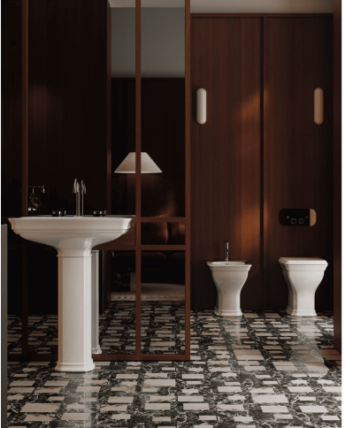 Lavabo avec colonne Civitas - The.artceram