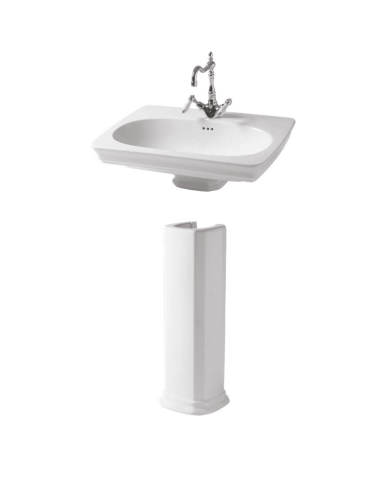 Lavabo avec colonne Civitas - The.artceram
