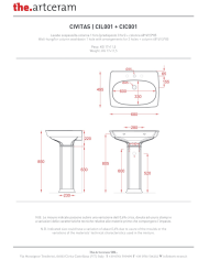Lavabo avec colonne Civitas - The.artceram