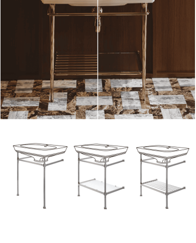 Lavabo avec colonne Civitas - The.artceram