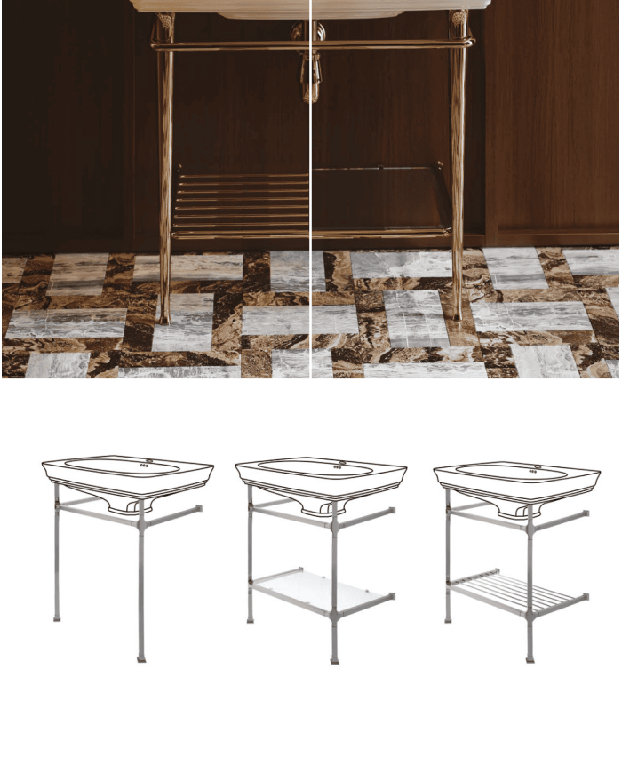 Lavabo avec colonne Civitas - The.artceram